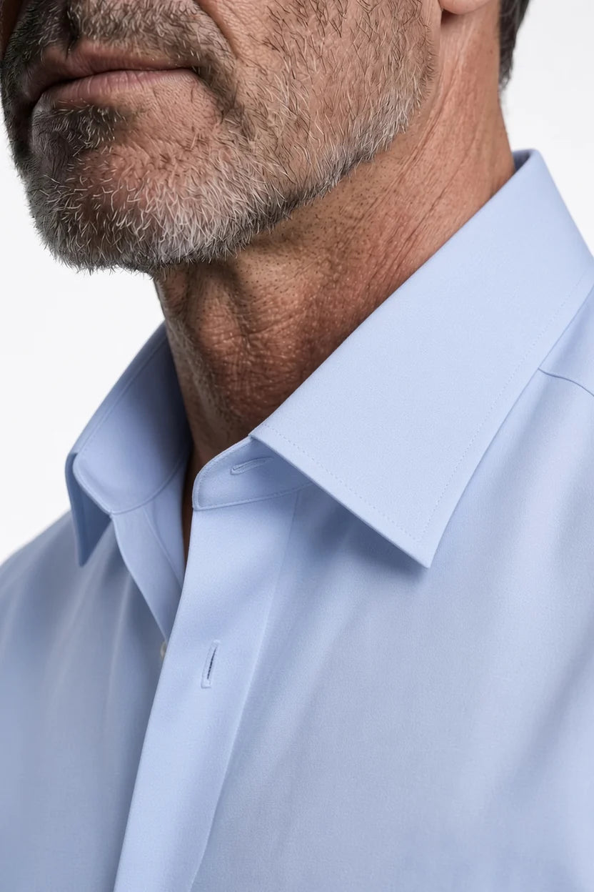Kent & Co wrinkle-free cotton dress shirt with gift box