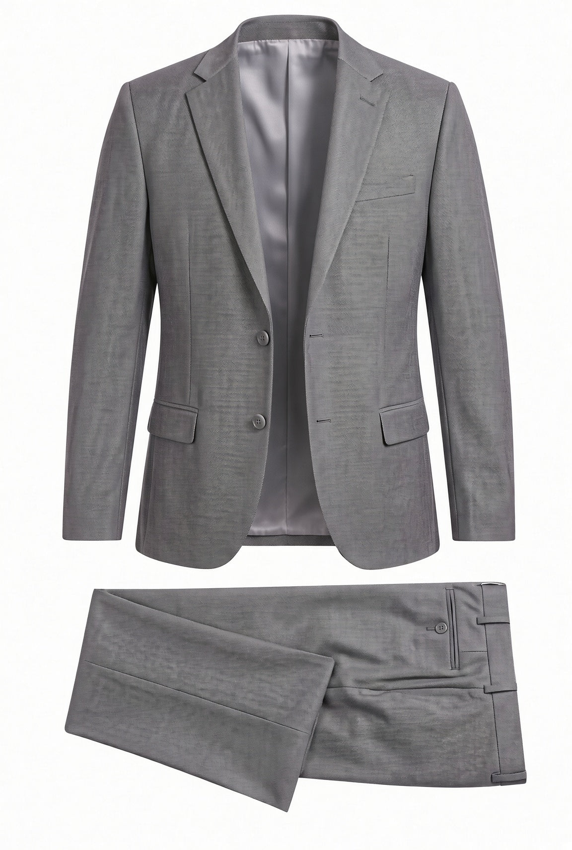 Fusion Slim Fit Suit – Gray (HT01GRYSB2)