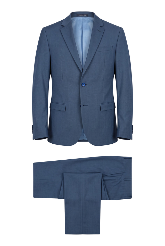 Italian Job navy 2-piece suit, style 1564
