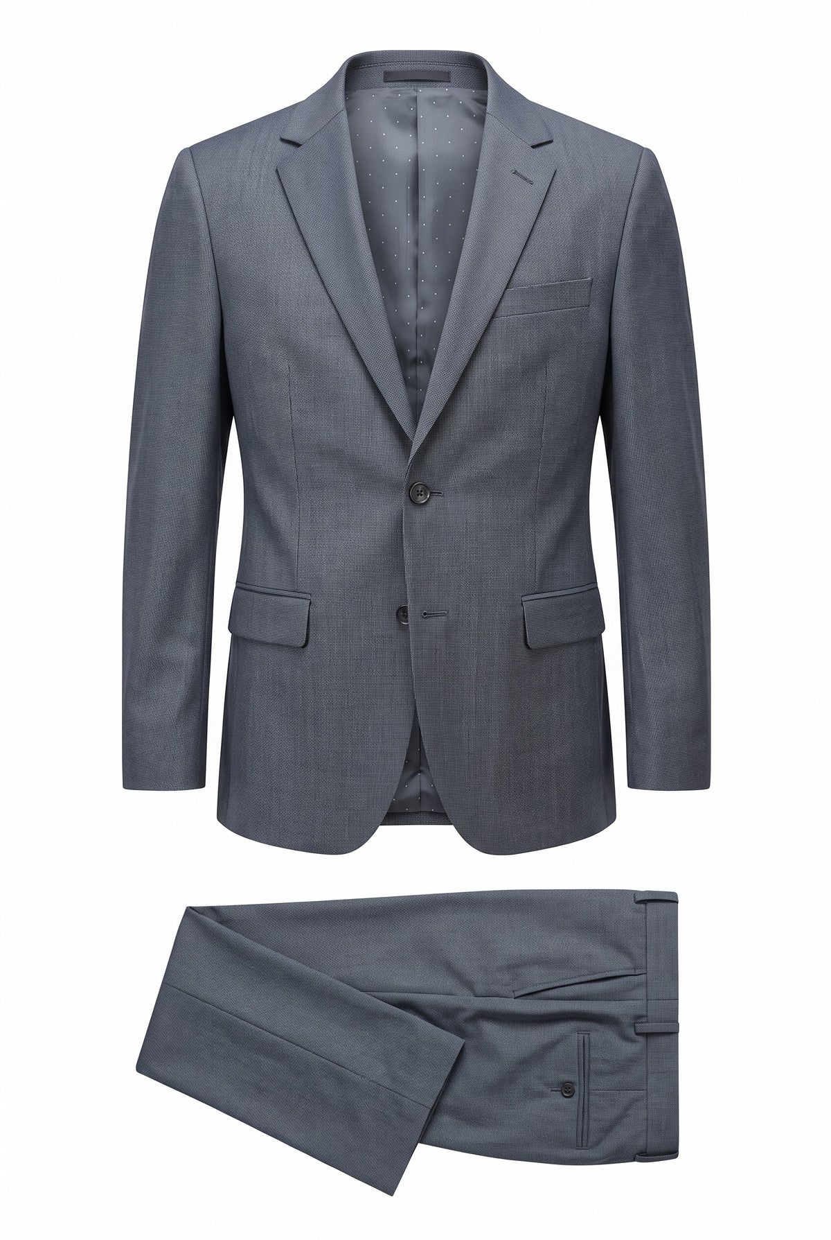Italian Job 2-piece suit in gray, style 1566