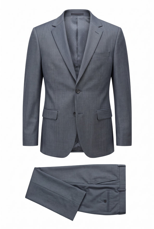 Italian Job 2-piece suit in gray, style 1566