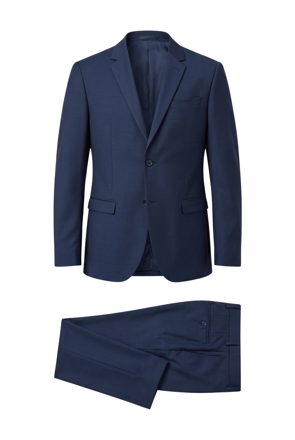 Italian Job navy 2-piece suit, style 1565
