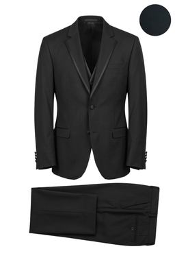 Italian Job Slim Fit 3-Piece Tuxedo with Contrast Trim Y167096-12 (1559)