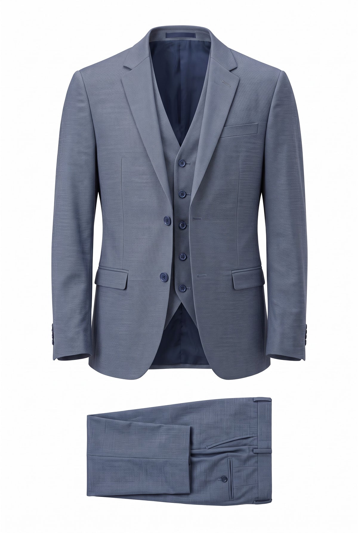 Italian Job 3-Piece Suit with Vest Y167120-16 (1563)