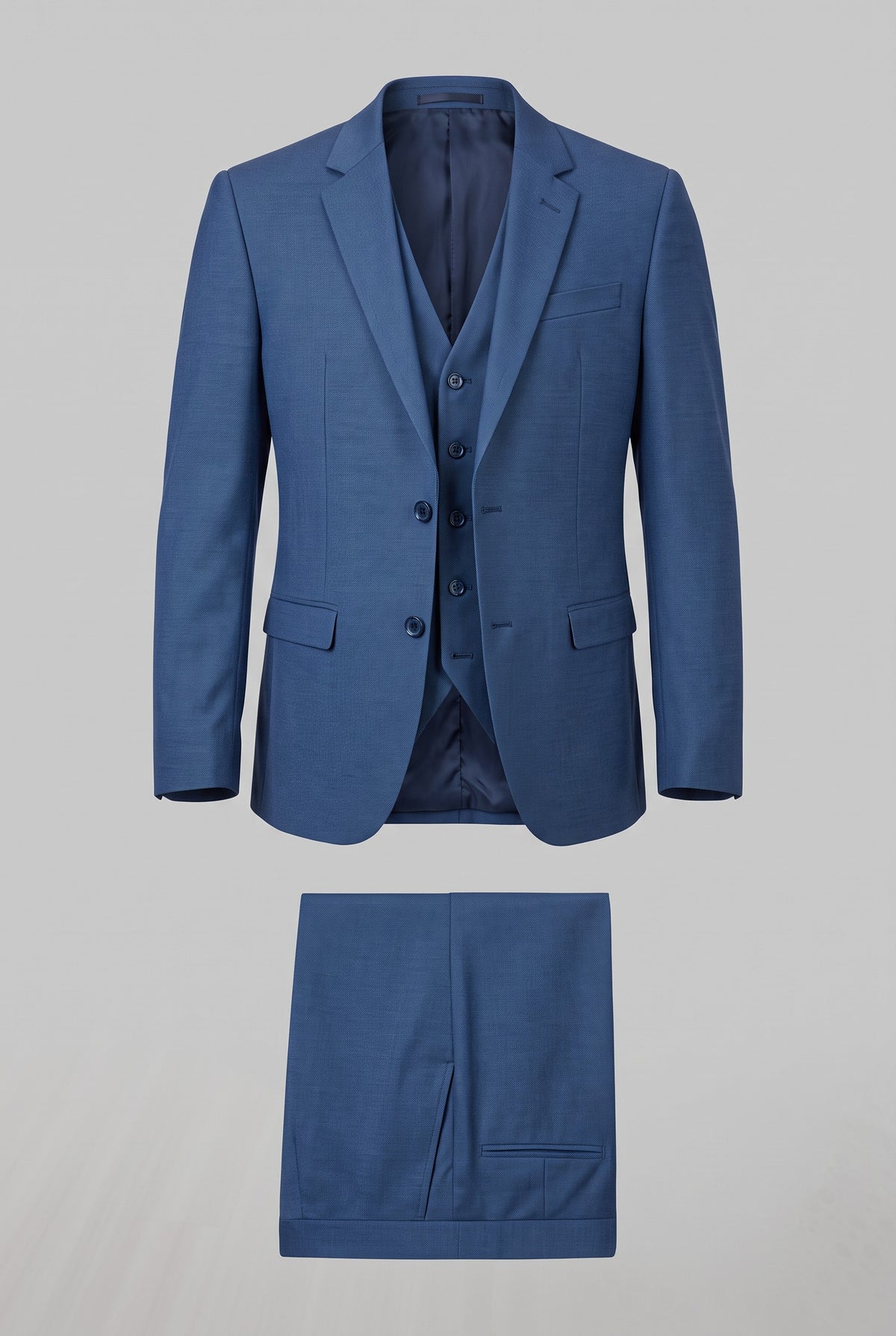 Italian Job 3-piece suit in navy, style 1563