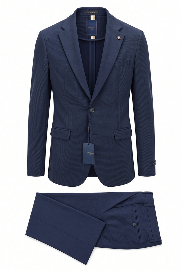 Vitarelli Air navy knit jacket, style 14880