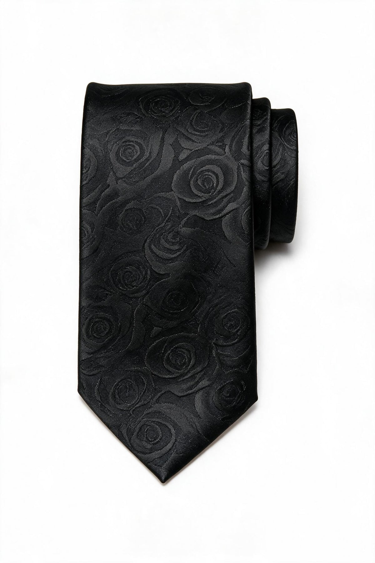8cm patterned tie with pocket square, rose jacquard