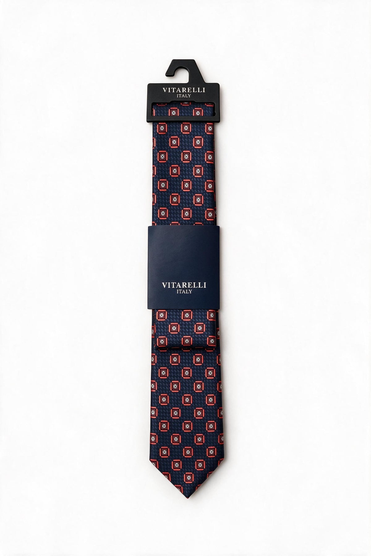 Premium Vitarelli Patterned Ties 8 Cm with pocket square