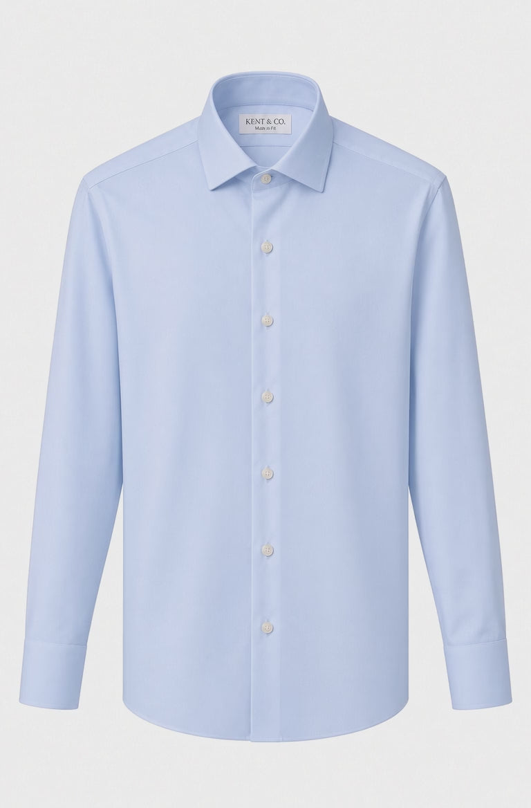 Kent & Co Cotton Shirt With Box - contemporary Fit  200Ply wrinkle-free