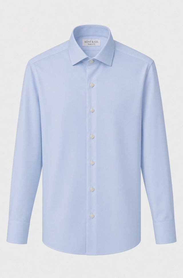 Kent & Co Cotton Shirt With Box - contemporary Fit  200Ply wrinkle-free