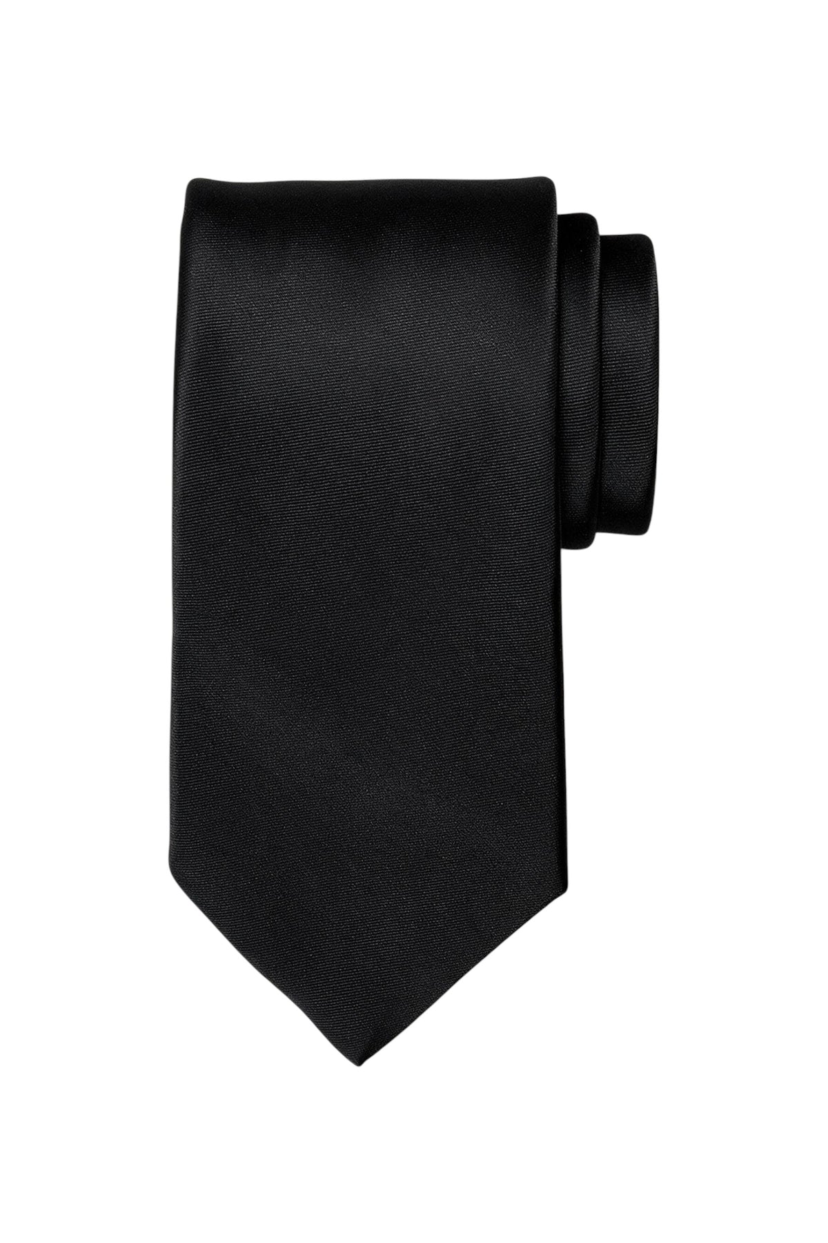 Solid Ties with Pocket Square 6Cm