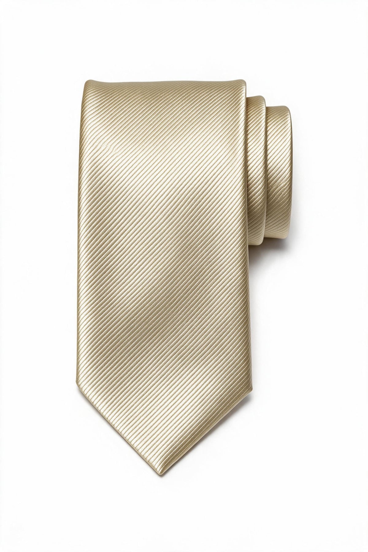 7cm striped tie with pocket square in gold