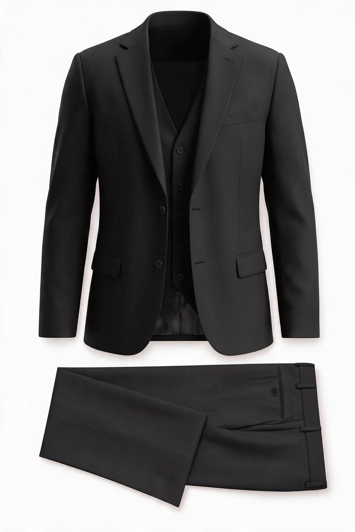 Vitarelli 3-piece Balencia fit suit in black