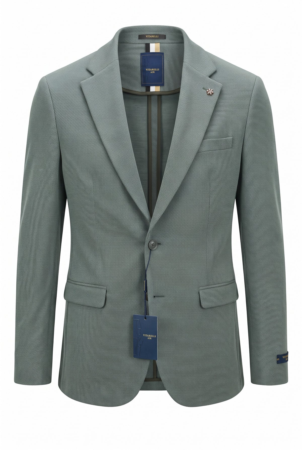 Vitarelli Air green knit jacket, style 1580326