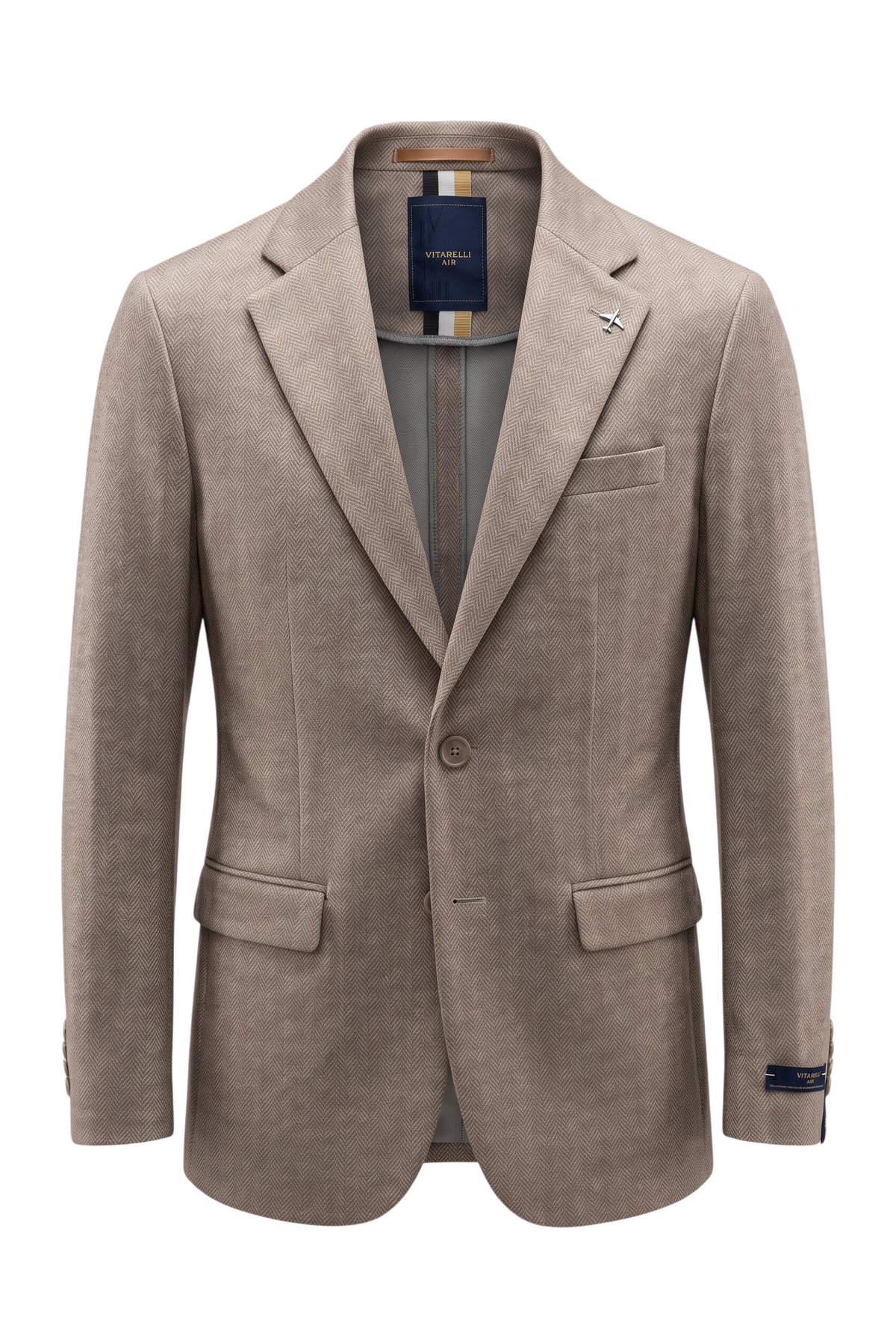 Vitarelli Air tan knit jacket, style 504031