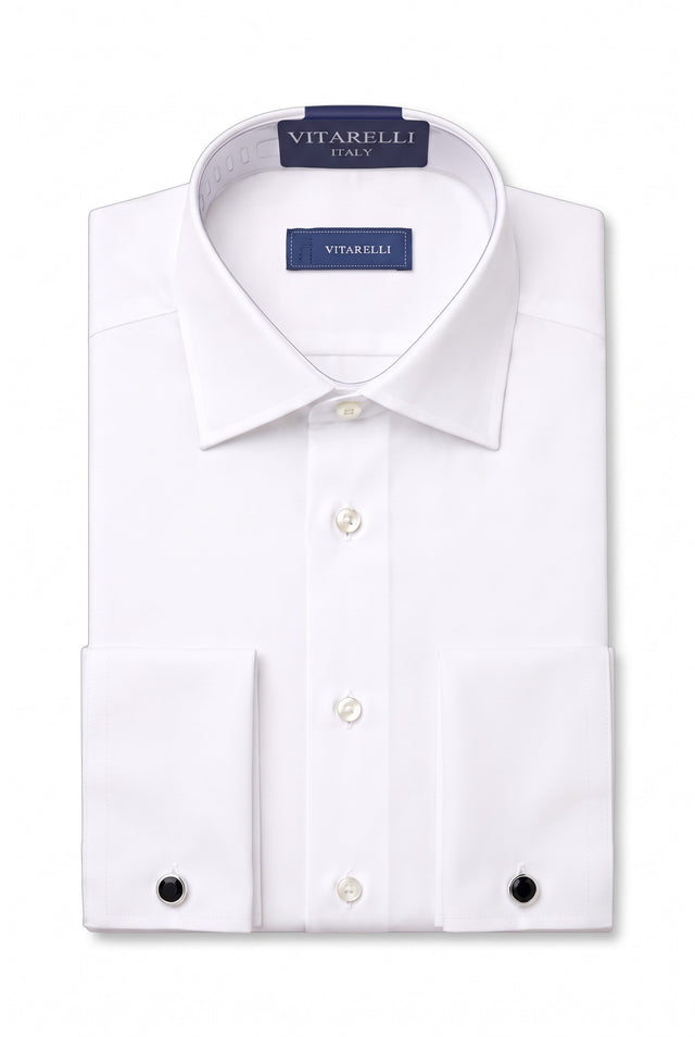 Vitarelli French cuff dress shirt with small cuffs