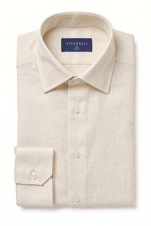 Vitarelli modern fit linen dress shirt