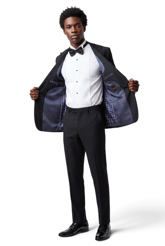 Vitarelli black shawl lapel tuxedo suit, style 2667