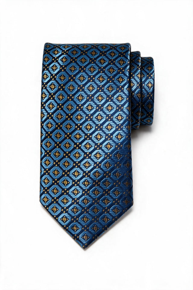 Vitarelli tie with pocket square, style T-24