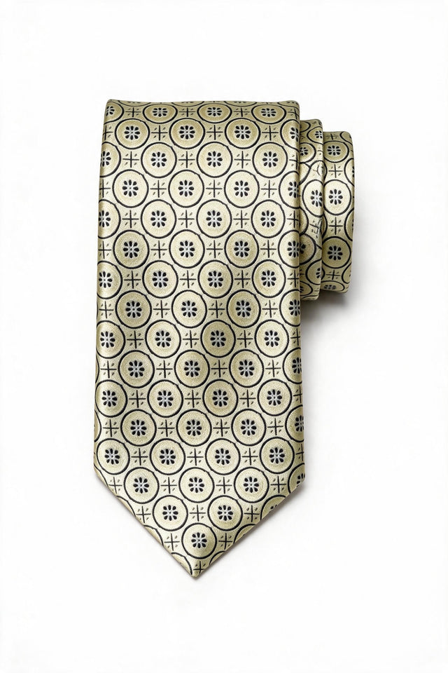 Vitarelli tie with pocket square, style T-59