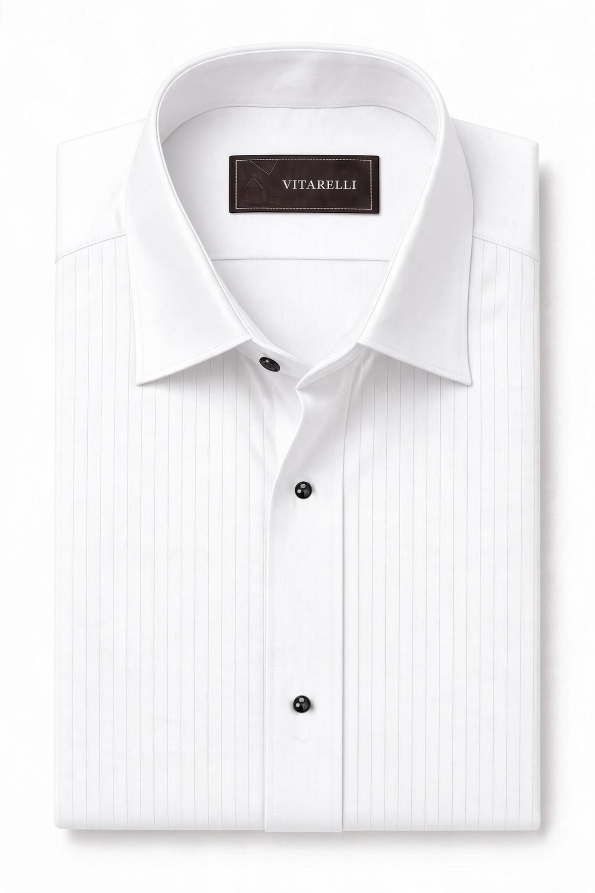 Vitarelli Tuxedo Shirt – Pleated | Men's Formal