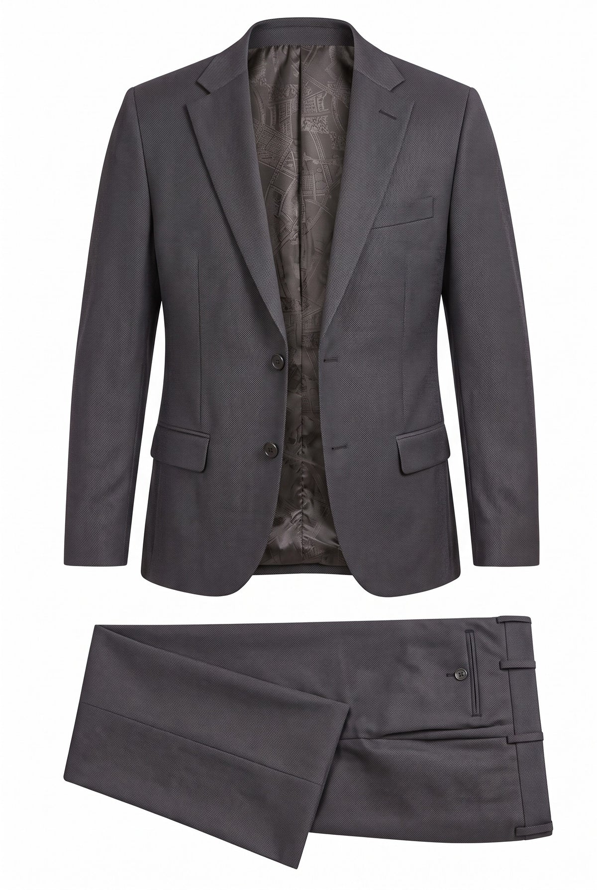 Vitarelli 2-Piece Suit – Brown (8834)