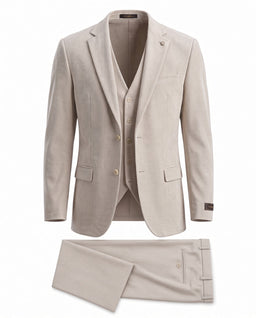 Vitarelli Valencia Fit 3-Piece Suit – Tan (314426)