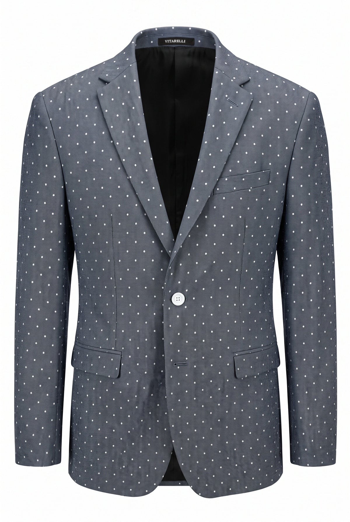 Vitarelli gray slim fit blazer, style 604