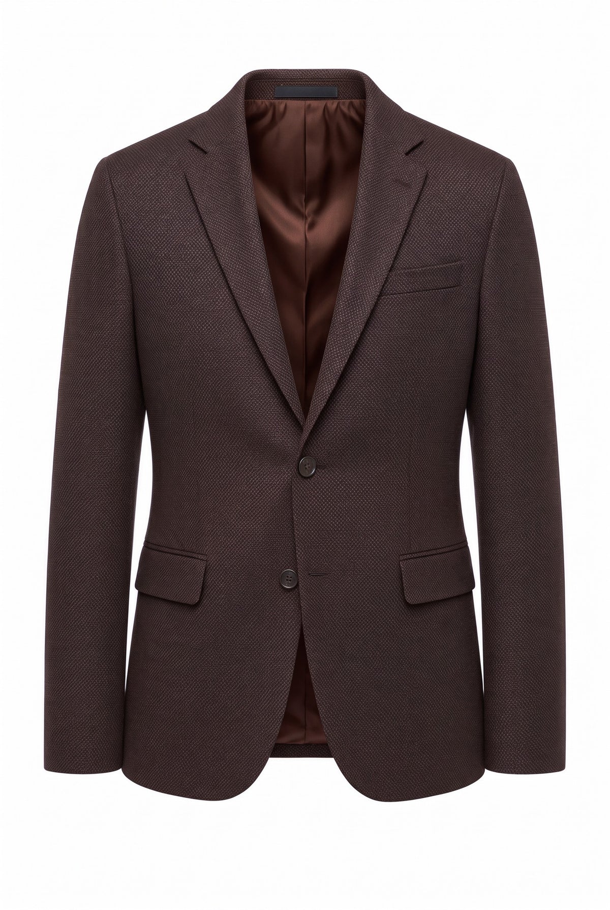 Vitarelli slim fit blazer in brown, style 30560