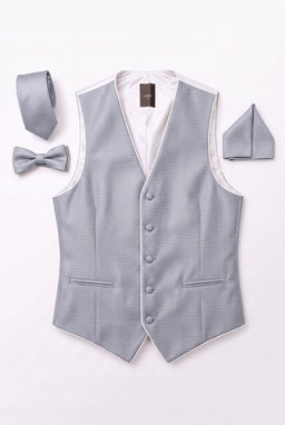 Vitarelli Men's Formal Vest – Silver (V21-VESTSLV)