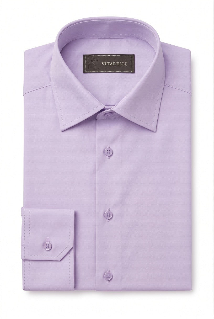 Vitarelli 4-way stretch slim fit dress shirt