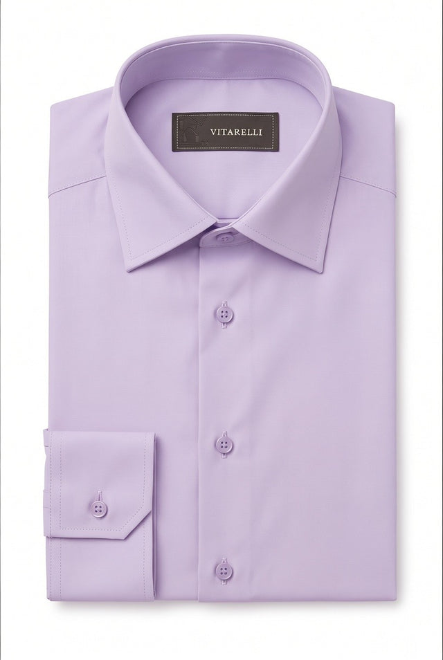 Vitarelli 4-way stretch slim fit dress shirt