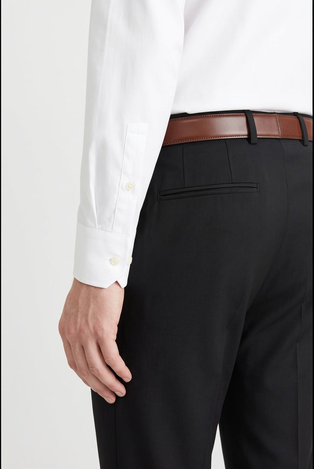 Kent & Co wrinkle-free cotton dress shirt with gift box