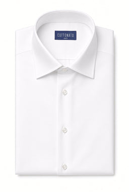 Cottonato Trim Fit Dress Shirt – 4-Way Stretch | The Suit Co