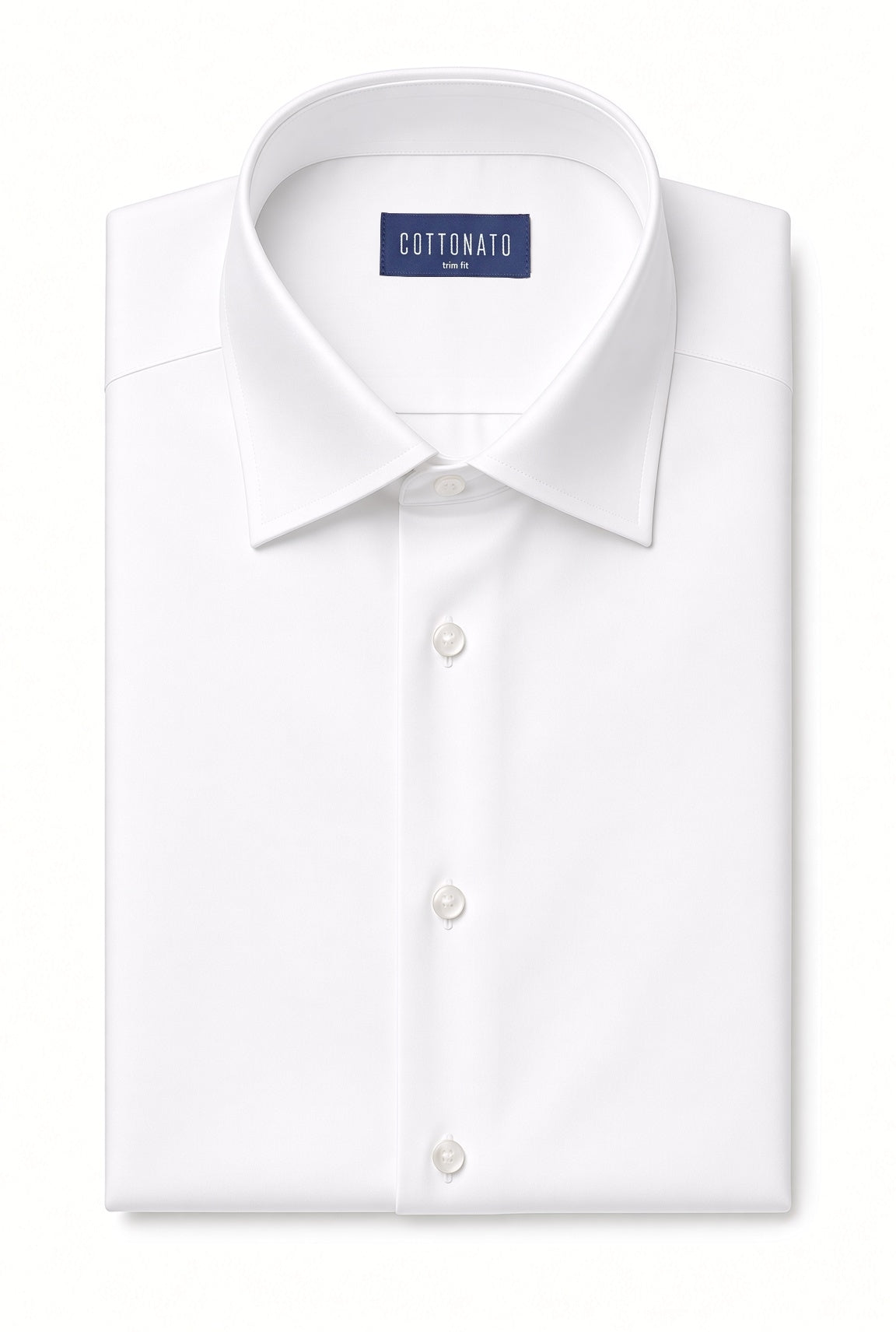 Cottonato Trim Fit Dress Shirt – 4-Way Stretch | The Suit Co